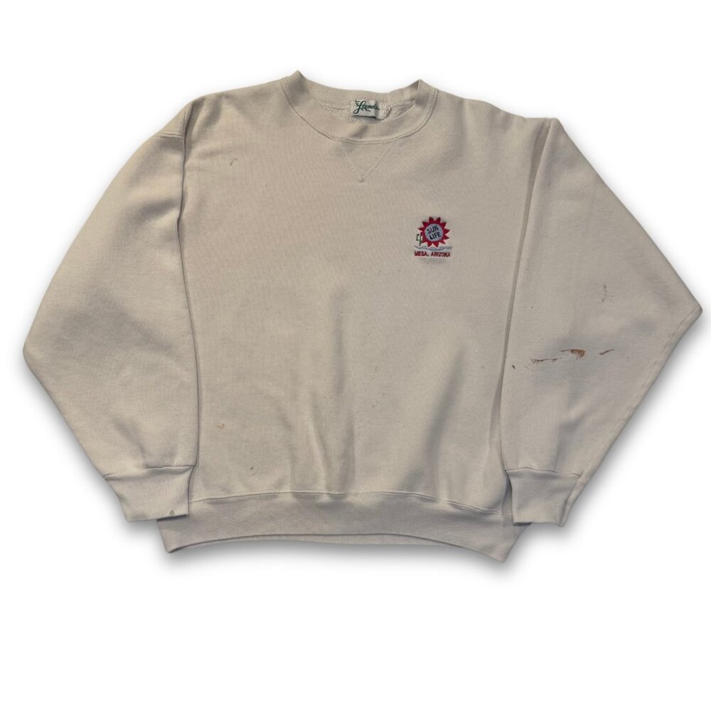 Vintage Embroidered "Sun Life" Mesa, Arizona Crewneck Sweatshirt | Unisex XL
